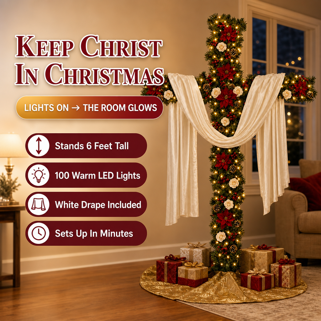 The Glory Cross Christmas Tree
