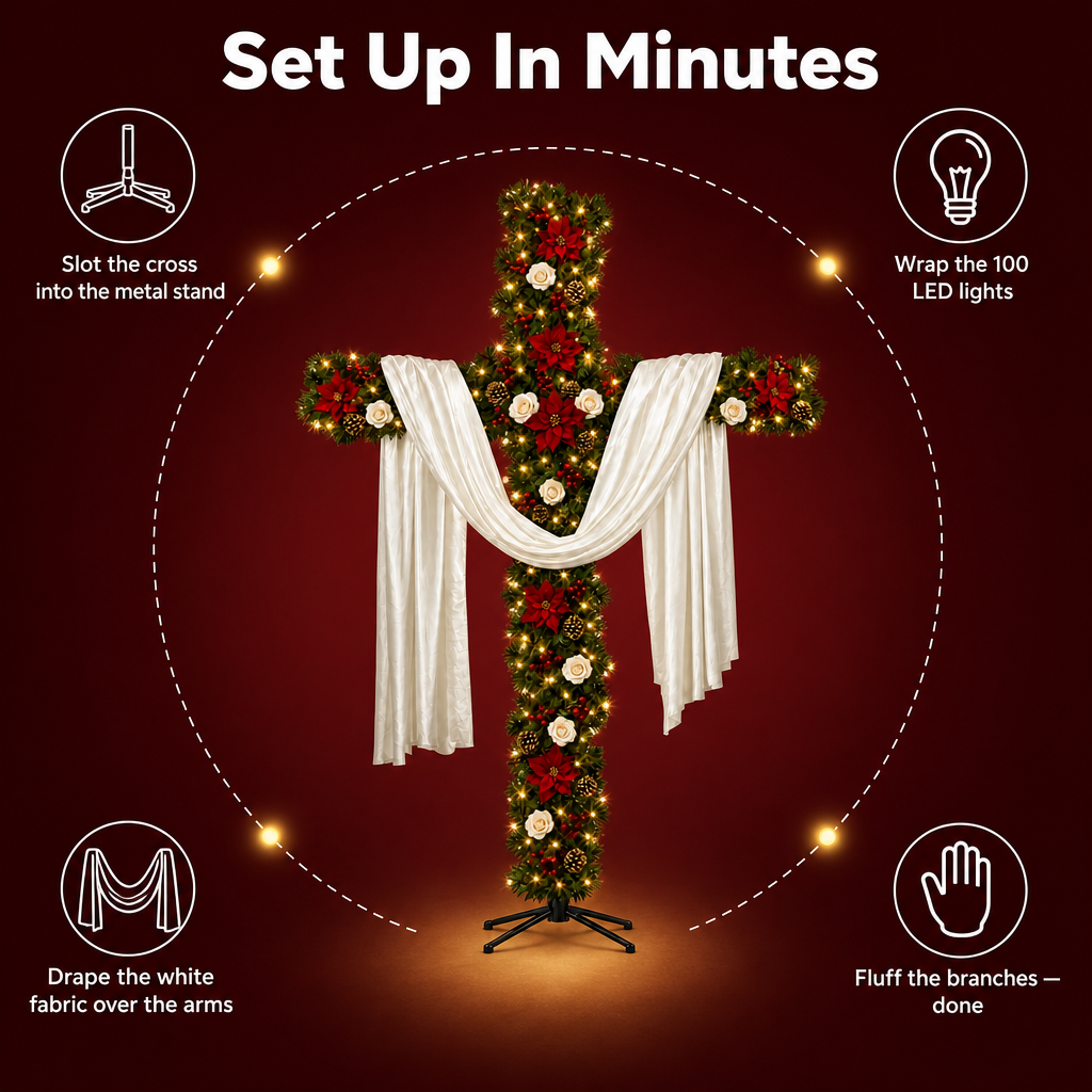 The Glory Cross Christmas Tree