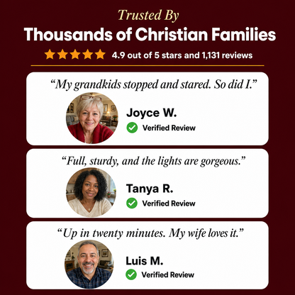The Glory Cross Christmas Tree